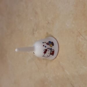 Vintage Hello Kitty Miniature Cat Melody Bone China Bell 1976